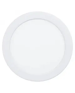 Eglo beépíthető led spotlámpa mennyezeti világításhoz, természetes fehér fénnyel Ø16,6 cm átmérőjű kör alakú lámpatest feh