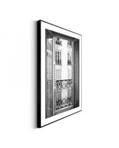 Fekete képkeret elegáns megjelenéssel megadott méret: 30 × 40 cm nappaliba vagy irodába is illő képtartó reinders posters classic b
