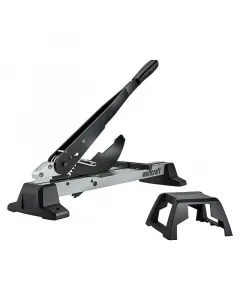 A wolfcraft vinyl és laminált padló vágó pontos vágást biztosít 210–370 mm szélességben a 90°-os ütköző egyenes vágást tes