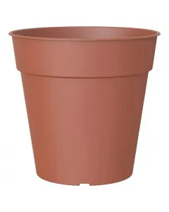 Artevasi virágcserép madagascar terrakotta Ø11 cm uv- és időjárásálló műanyag kivitel vízelvezető nyílások az optimális víz�