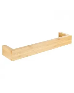 Wenko törölközőtartó természetes bambusz anyagból mérete 40 x 9 x 5 cm egyszerűen falra szerelhető modern, letisztult design sokol