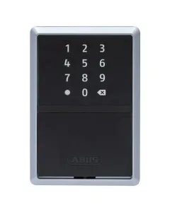 Abus key garage 787 digitális kulcsszéf bluetooth-os vezérléssel masszív ház, érintőpaneles, kódalapú zármegoldással. belső mé