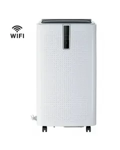 3 az 1-ben mobil klíma: hűtés, párátlanítás, ventilátor hűtőteljesítmény: 12 000 btu / 3,5 kw – kb. 35 m²-es helyiségekhez