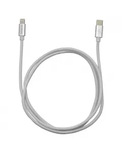 Usb töltőkábel usb-c és lightning csatlakozóval kompatibilis iphone készülékekkel is 1 méteres hosszúságú kivitel strapabíró 