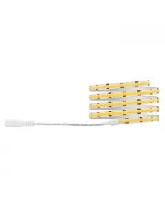 Led-szalag 1,5 méteres kivitelben Üzemkész készlet, tápegységgel és csatlakozóval 3000 k, melegfehér megvilágítás Öntapadó há