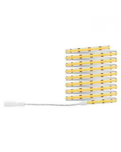 Led-szalag 3 méteres kivitelben Üzemkész készlet, tápegységgel és csatlakozóval 3000 k színhőmérséklet, melegfehér fény Öntap