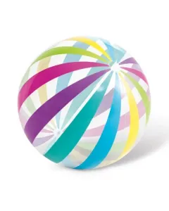 Intex jumbo felfújható strandlabda 107 cm átmérővel strapabíró vinyl anyag kültéri használatra színes megjelenés nyári játéko