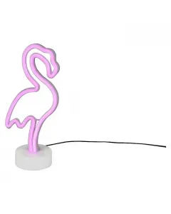 Neonfényű dekor lámpa 1 x 1,5 w-os beépített led-fényforrással modern dizájn ip20-as védettség vezeték nélküli kivitel kapcso