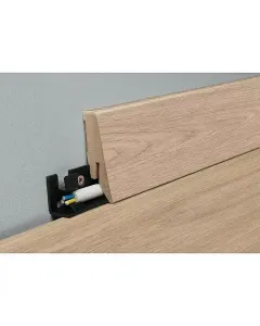 Mystyle k58c szegőléc spindrift tölgy dekorral mérete: 2600 x 18 x 58 mm rejtett kábelvezetést tesz lehetővé tartós és hosszú 