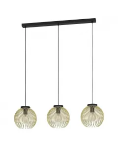 Eglo venezuela függeszték 3 x max. 40 w-os e27-es foglalat dekoratív megjelenés modern dizájn a venezuela termékcsalád része