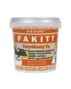 Folyékony fa, fakitt fehér színben, 250 g-os kiszerelés finom, krémes állag, vízbázisú összetétel fa, farostlemez, gipszkarton �