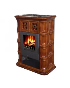 Domofire csempekandalló csempeberakással névleges teljesítmény: 7 kw füstcsőkivezetés: felső füstcsőátmérő: 150 mm elhelyezés