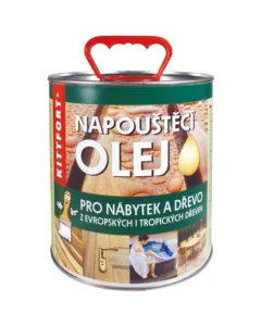 Kittfort keményfa ápoló olaj kültéri és beltéri felhasználásra természetes olajok keveréke teak színárnyalat kiszerelés: 2,5 l
