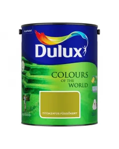 Dulux márkájú beltéri falfesték telt, matt megjelenésseltartós fedőképesség biztosítja a homogén fal- és mennyezetborítástkö