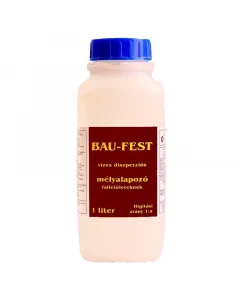 Ideális lábazati dekorvakolatok alá kül- és beltéri festékek alapozására hígitás aránya: 1:5 gyors száradás jó tapadást bizt