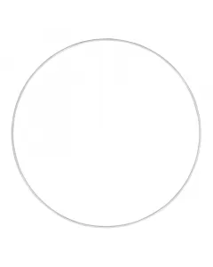 Kreatív alkotásokhoz Átmérő: 30 cm anyaga: fém fehér színű