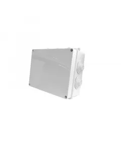 Falon kívüli kötődoboz ip65-ös védettség membrános csavaros fedéllel méret: 200 x 155 x 80 mm
