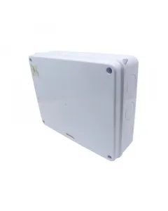Falon kívüli kötődoboz ip65-ös védettség csavaros fedéllel méret: 255 x 200 x 80 mm
