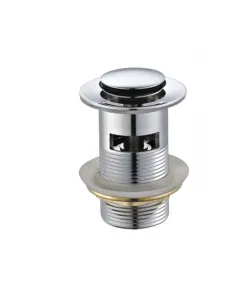 Goshe leeresztő szelep click-clack mechanizmussal  5/4 csatlakozás  túlfolyós kivitel  37 mm átmérőjű dugó tartós kialakítás