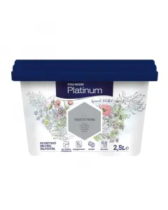 A poli-farbe platinum beltéri falfesték kiváló választás nagy igénybevételű terekhezmatt, elegáns felület biztosít egyenletes me