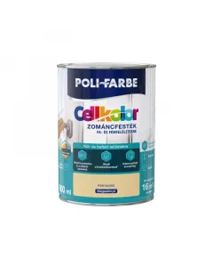 Poli-farbe zománcfesték kül- és beltéri használatra alkalmas többféle felületenalkalmas fémre és fára, így széleskörűen felh
