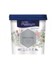 Matt felületű poli-farbe platinum beltéri falfesték egyedi fekete üröm árnyalattalkiemelkedő fedőképesség biztosít gazdaságos f