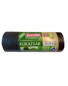 Széleskörű felhasználásra erős és strapabíró Újrahasznosított pe szemeteszsák 10 db/csomag