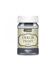 Pentart dekor krétafesték grafit színben vízbázisú univerzális felhasználhatóság gyorsan száradó matt, csiszolható felületet k