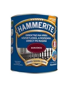 Hammerite - fémfesték közvetlenül a rozsdára - borvörös (fényes) 2,5l