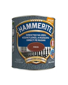 Hammerite - fémfesték - piros (kalapácslakk) 2,5l