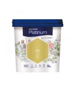 A poli-farbe platinum beltéri falfesték nád árnyalatban természetes, matt felületet biztosítmagas fedőképessége révén kevesebb r