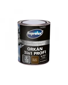 A supralux márka 3in1 zománcfestéke alapozóként is funkcionálkültéri és beltéri felületek kezelésére alkalmaskorróziógátló 