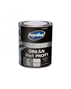 A supralux zománcfesték egyszerre alapoz és védi a felületet, jellemzően acélra ajánlottkültéren és beltérben is alkalmazható, 
