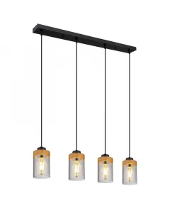 Globo függeszték 4 x max. 40 w-os e27-es foglalattal dekoratív megjelenés modern dizájn ip20-as védettség