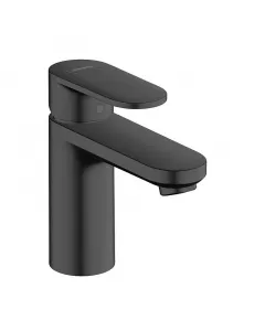 A hansgrohe márka csaptelepe modern megjelenéssel és matt fekete felülettel kaphatóegykaros működtetés kényelmes, egyszerű vízsza