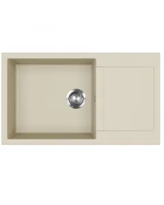 Evido cubo xl 6s compact bézs mosogatótálca mérete: 860 x 500 / 220 mm hagyományos, felülről beépíthető kivitel forgatható medenc