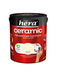 Lakóterekben a hÉra ceramic beltéri falfesték tartós és könnyen tisztítható felületet ada bevonat extra dörzsálló, fokozott ig�