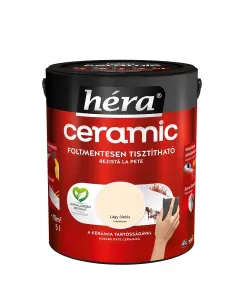 A héra ceramic beltéri falfesték a márka extra dörzsálló felületet biztosít falainakselyemmatt megjelenése modern, elegáns hatás