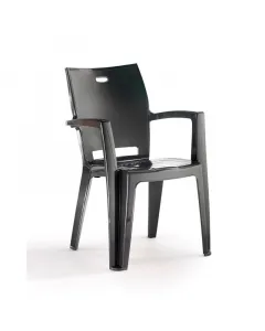 Anyaga: műanyag ellenálló felület ergonomikus háttámla és karfa rakásolható terhelhetőség: 90 kg