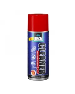 Bison univerzális tisztítószer spray fémhez 0,4 l kiszerelés gyors, nyomtalan párolgás 360°-ban használható zsír, olaj, tinta elt
