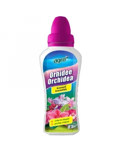 Orchideák számára virágzás segítő tápanyaggal dúsított kiszerelés: 0,5 l