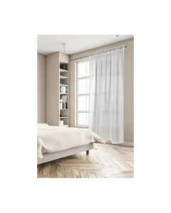 Mérete: 145 x 245 cm anyaga: 100% poliészter félig áttetsző rejtett füles behúzóval