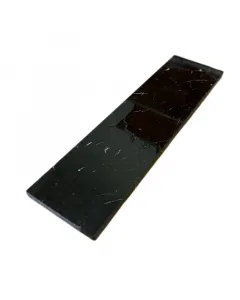 Nero marquina - párkány (márvány, fekete, 220x20x2cm)