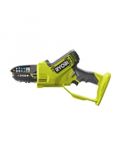 Akkufeszültség: 18 v láncvezető hossza: 10 cm max. vágási kapacitás: 80 mm szerszám nélküli láncfeszítés ergonomikus markolat