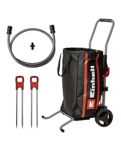 Einhell szállítókocsi nagy méretű kerekek (Ø 170 mm) kiváló minőségű műanyagból széles szállító felület (28 × 34 cm) a s