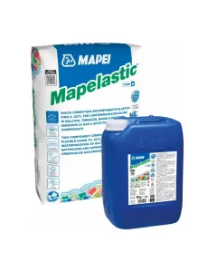 Mapei mapelastic a+b kenhető vízszigetelés erkélyek, teraszok, fürdőszobák és medencék védelmére -20°c-ig rugalmas, kétkomponen