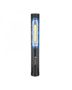 Varta elemlámpa work flex beépített cob led-fényforrással fényáram: 110 lm ipx4-es védettség 2 világítási mód elemmel
