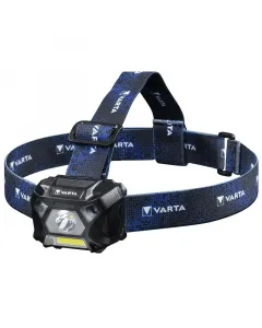 Varta fejlámpa work flex beépített cob led-fényforrással fényáram: 150 lm ip54-es védettség 8 világítási mód mozgásérzéke