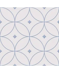 Beltéri járólapként az alhambra azul elegáns mintázatot biztosít modern otthonokbana padlóburkoló lap mérete 25x25 cm, kis és nag