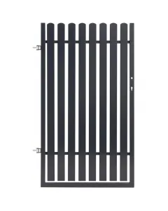 Polbram rÁba kiskapu,  anthrazit (balos, 90x147cm) galvanizált acél kiskapu színe: antracit (ral7016) korrózió elleni védelemmel fe
